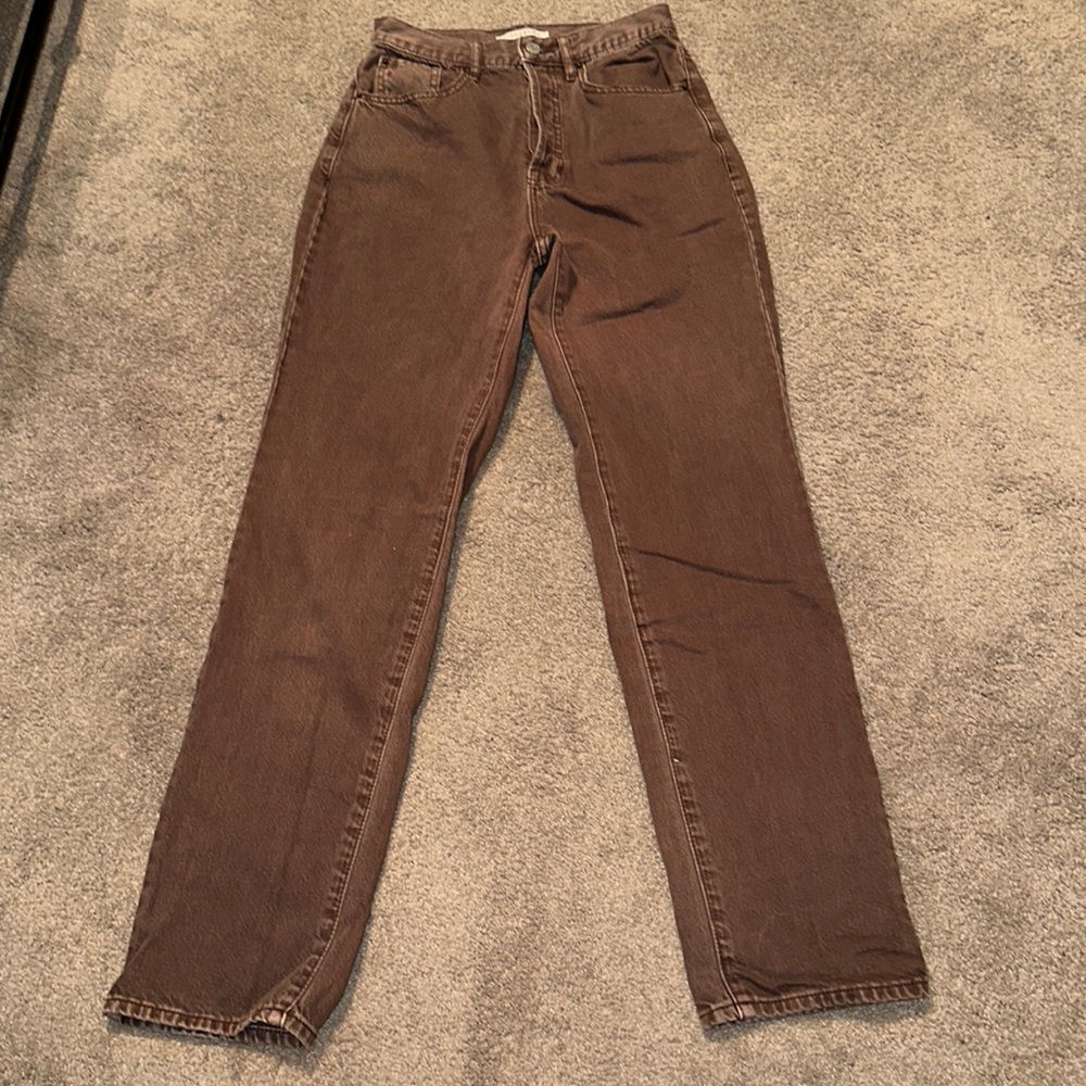 Pacsun size 26 brown dad jean
